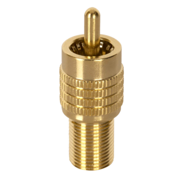 AudioQuest SINGL GOLD FEMALE F - MALE RCA adapter