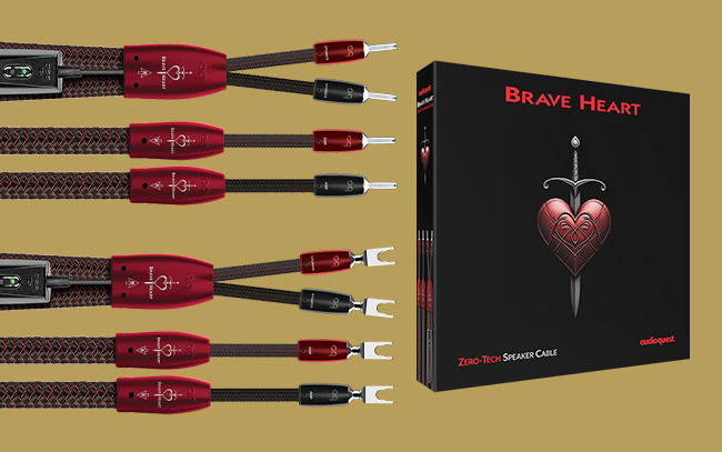 Újdonság az AudioQuest-től: Brave Heart hangfalkábelek