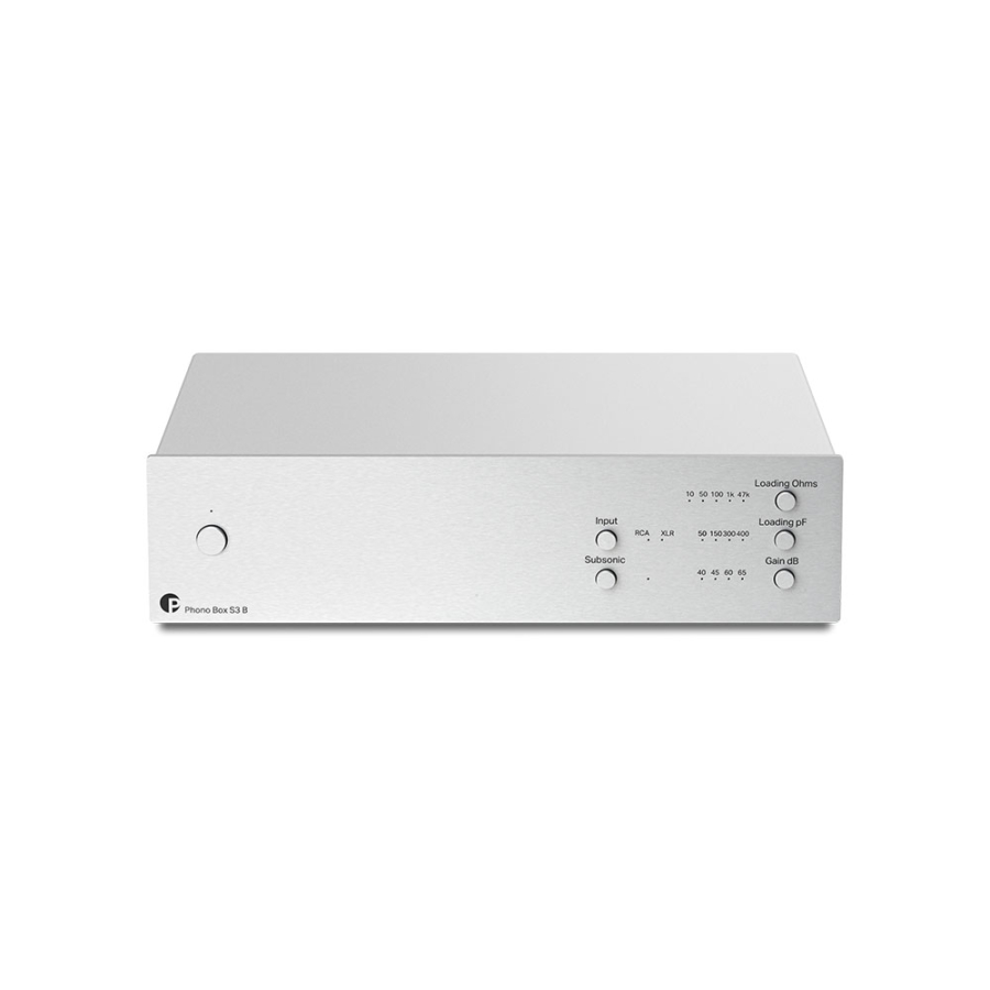 Pro-Ject Phono Box S3 B phono előerősítő - Ezüst