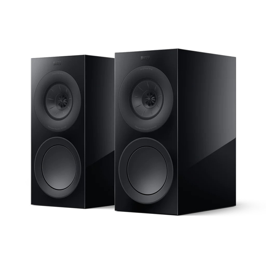 KEF R3 Meta állványos hangfal - Fekete