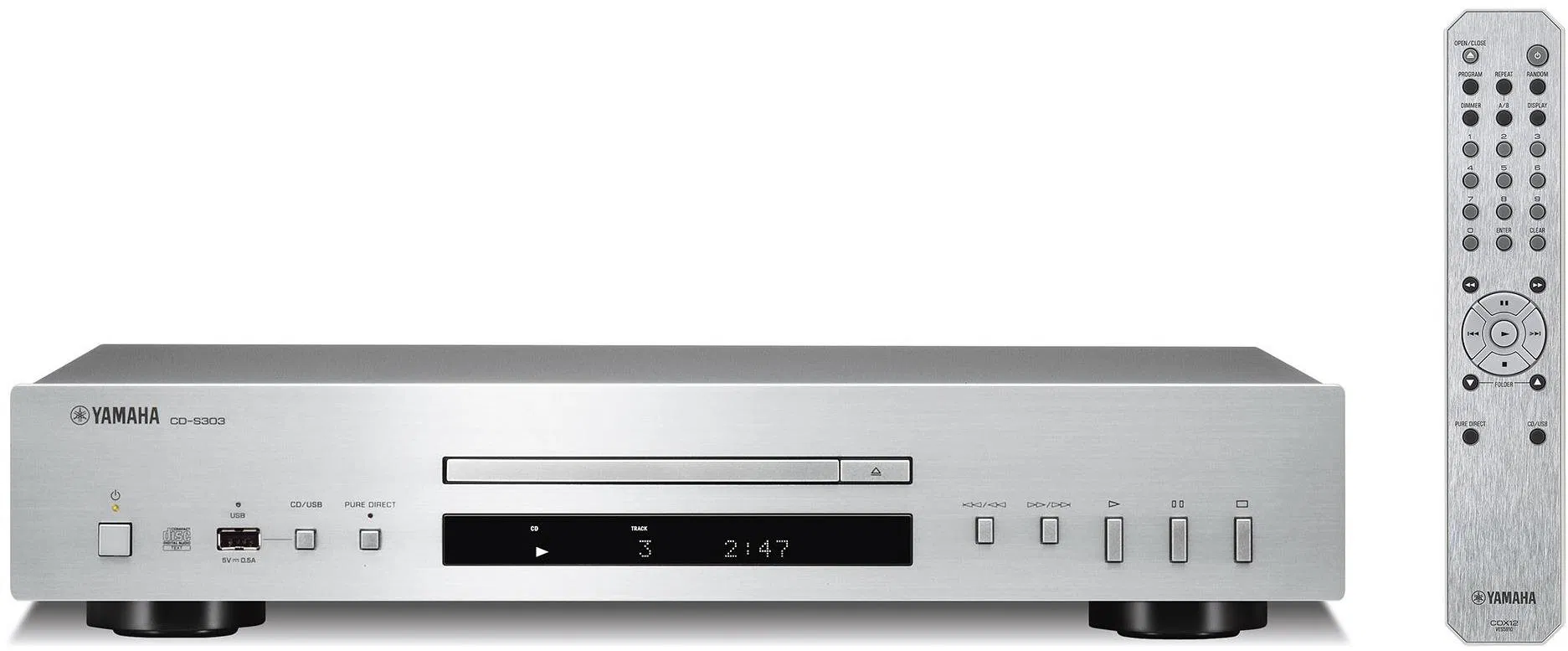 Yamaha CD-S303 lejátszó, ezüst