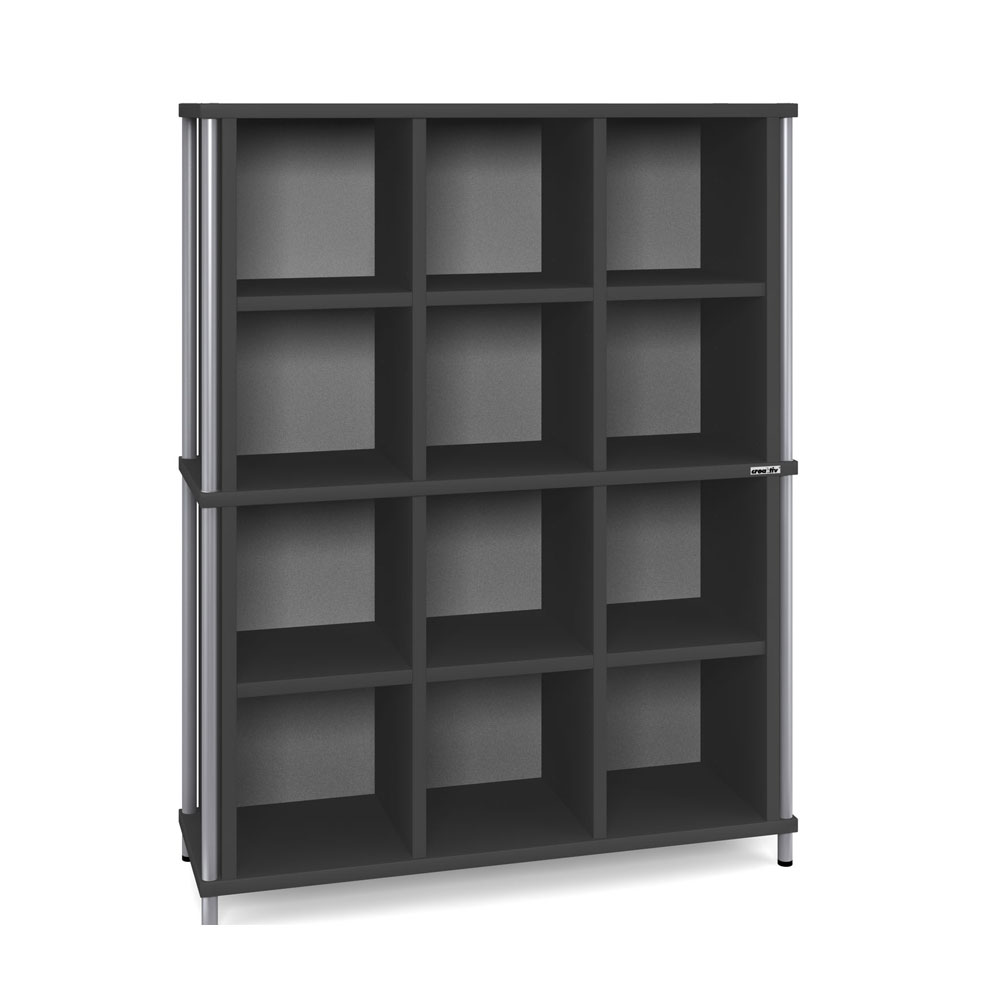 Creaktiv LPSafe 3-4 LP/CD/DVD tárolórendszer - Szürke